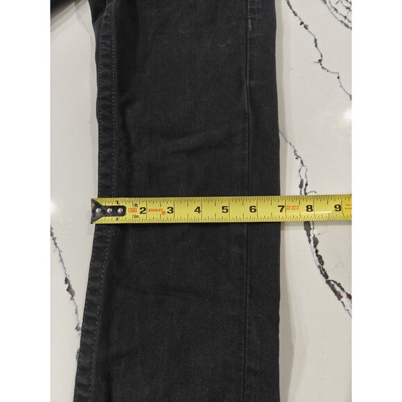 True Religion Jeans Women’s Size 27 Black Denim Skinny World Tour White Stitch - Picture 5 of 13
